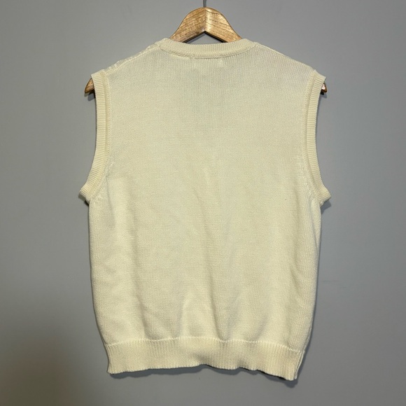 VINTAGE Tabi Cotton Sleeveless Sweater‎ - Large - Picture 3 of 5